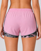 Casual Stretch Colorblock Lined Athletic Shorts